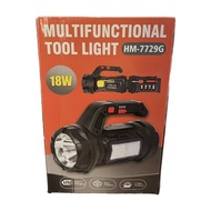 MULTIFUNCTIONAL LED RECHARGABLE TORCH LIGHT / TOOL LIGHT / EMERGENCY LIGHT / 5 IN 1 / 5 FUNCTION TOR
