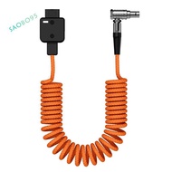 DT- D-Tap to  2Pin Male Coild Power Cable for RED, ,  Cameras 60CM/1.96FT, High Durability