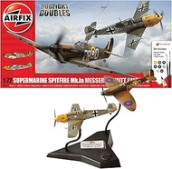 Airfix 1:72 Supermarine Spitfire Mk1a vsMesserschmitt Bf109E-4 Gift Set