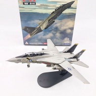 WLTK Diecast 1/100 Scale USAF F-14A F14A Tomcat Combat Aircraft VF-84 Pirate Flag F14 Alloy Model Co