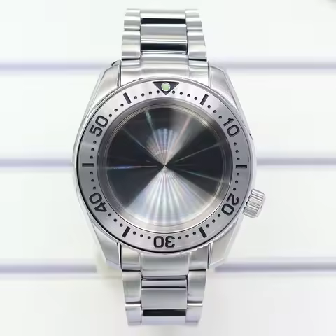 42mm NH35 Diver Watch Case With 20mm bracelet Sapphire Glass For Seiko NH35 NH36 NH34NH38 4R36 Movem