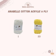 Anabelle Cotton Acrylic 6 Ply Knitting Yarn