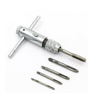 Automatic taro Crank M3-M8, M5-M12, manual crank M3 - M12 190mm long with tap M3-M12