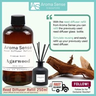 Aroma Sense Agarwood Scent Reed Diffuser Refill (250ml)