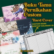 Wedding Guest Book Wedding Guest Book CUSTOM Hard Cover