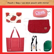 Hada Labo Kouji bag handbag / Olay cosmetics pouch / toiletries organizer / Loreal pouch /coin beg /