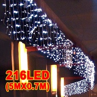 216/96LED LED Light Icicle Waterfall Fairy String Curtain Lights Garland Icicle Light Outdoor Weddin