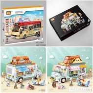 現貨特價 全新 原裝正版 (香港行貨) LOZ mini 小童,小朋友,大人益智 mini lego積木 香港交通工具 全新版 小巴 van仔 / 大型 麵包店車 bakery shop cars  