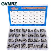 480PCS 24Values TO-92 Transistor Assortment Kit (2N2222/S8050/BC337 etc.) in Box for Arduino DIY Ele