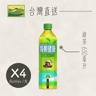 每朝健康 - [台灣直送] 綠茶 650毫升 x 4| 到期日:2026年4月19日 |