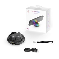JYS Switch2 Cooling Portable Dock - แท่นวางทีวีที่รองรับ NS2 พร้อมพอร์ตอีเธอร์เน็ตและไฟ LED การออกแบ