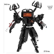 ใหม่ Skibidi ห้องน้ําอาคารบล็อกของเล่นทีวี Man Drill Man Drillman Clock Man Tians Speakerman Clockma