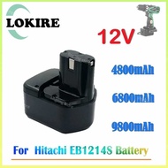 &amp; 12V 4800Mah 6800Mah 9800Mah Rechargeable Power Tools Battery For Hitachi Eb1214s Eb1212s Eb1214l