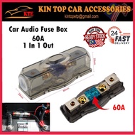 car audio refit fuse holder 60A DC 12V car audio circuit breaker inline fuse