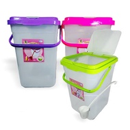 LOVENIA Toples Es Buah 15 Liter + Gayung Aquarium Es Kelapa Toples Gayung Kontainer Plastik Stoples