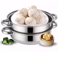 ❀☄☂Abbyshi 2layer Siopao/Siomai Steamer Stainless Steel Cooking Pots