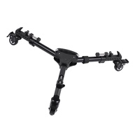 VX-600 Pro 3 Tripod Wheels Pulley Universal Folding Camera Tripod Dolly Base Stand w/ Nylon Carrying