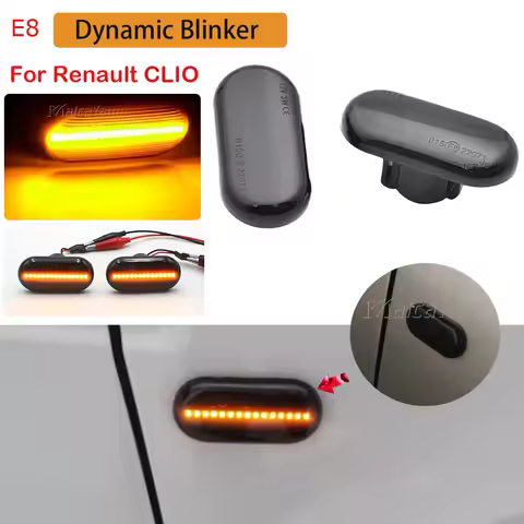 For Renault Clio 1 2 KANGOO MEGANE ESPACE TWINGO MASTER LED Dynamic Side Indicator Marker Signal Lig