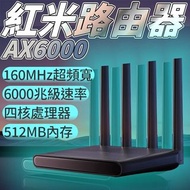 全新未拆 紅米 Redmi 路由器 AX6000 2.0GHz四核高性能CPU 8条流Wi-Fi6路由+8颗外置信号放