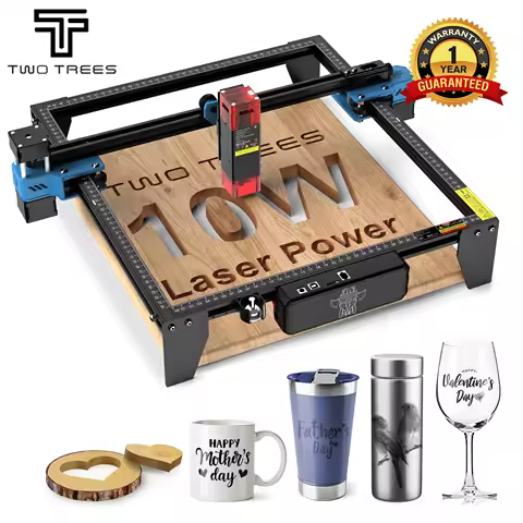 TWOTREES TTS-10 Pro Laser Engraver Stainless Steel Logo Printer Metal Laser Engraving Machine For Cu