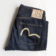 【Direct from Japan】【Great Atmosphere/Dark Navy】EVISU 【WAREHOUSE Collaboration】【LOT.9100 Denim Pants】