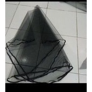 Black tulle veil black veil Halloween bride