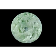 [Disk Crystal] [Dragon Walks The World] Old Pit Ice Green With Purple Spring Color~Dragon Carving Ro