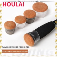 HOULAI Fishing Rod Handle Protective , Silicagel Deodorant Rod Bottom Protector,  Rod Bottom Random 