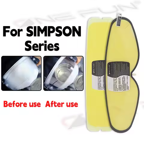 Anti Fog Sticker for SIMPSON MOD/GHOST/Venom Speed/BANDIT/Darksome/M30 Visor Helmet Pin Anti Fog Loc