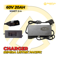Charger Lithium KK Original green Tech | Charger 72V 60V Soket 2+4