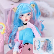 1/4 BJD Doll Wig MSD Size about 18cm to 19cm 7inch to 8inch BJD Dress Beautiful Doll Accessories for