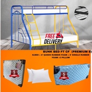 Katil Bunk / Bunk Bed / Double Decker / Metal Bunk Bed / Katil Dua Tingkat / Loft Bed / Katil Asrama