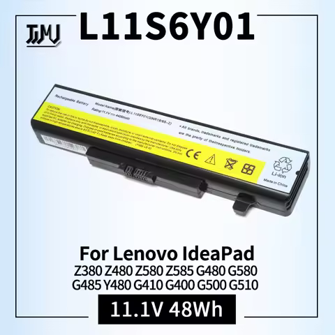 Z380 Z480 Z580 Z585 G480 G580 Laptop Battery for Lenovo IdeaPad Y480 Y580 Series Compatible P/N：L11S