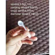0.5g measuring spoon, 1ml milky white measuring spoon, 0.5g spoon, 1ml spoon, pepper spice spoon, 0.