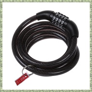 (C Z G L)  Bike Bicycle Motorbike Combination Cable Lock Anti Thief Security 4 Digit