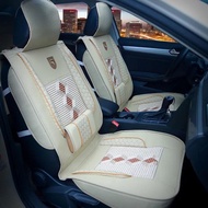 PU leather Ice silk car seat covers For Hyundai solaris ix35 i30 ix25 Elantra accent tucson Sonata a