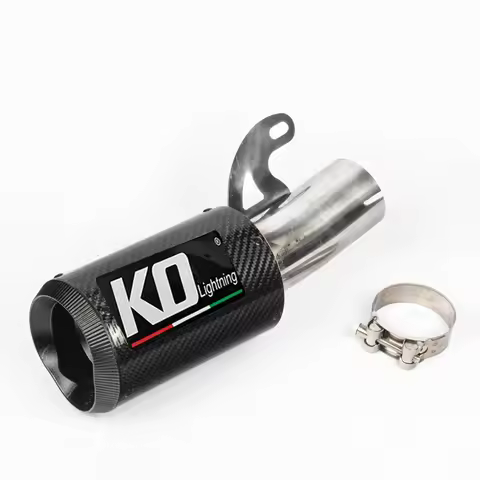 Motorcycle Full Exhaust System 51mm Carbon Fiber Linp Pipe Muffler With DB Killer For BMW S1000R 201