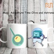 Adventure Time Mug Olive and Astronaut BMO Icon