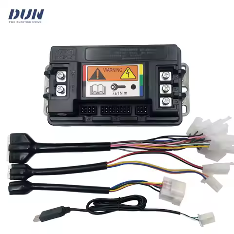 Votol EM50-4 48V/60V/72V 1000W-1500W FOC Sine Wave BLDC Motor Controller for QS90 Mid Drive Motor El