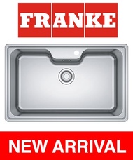 Franke Bell BCX 610-81 Stainless Steel Sink Top Mounted
