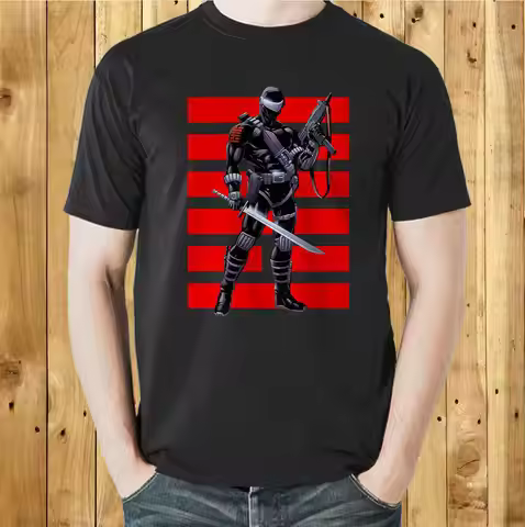 Snake Eyes G.I. Gi Joe Ninja Comic Cartoon Tee New Design  Men Tops Short Sleeve Cotton Fitness T-Sh