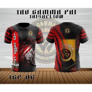TAU GAMMA PHI 57th Anniversary Triple Spiral Sublimation T-shirt unisex comfortable and breathable