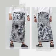 Sarung Batik Semi Kontemporer Motif Bali Antik [Katun Candi Mekar] - Merk Hum Pekalongan Santri Musl