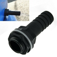 Water Storage Tank Overflow Connector with Nut &amp; Washer 1 Barb Easy Installation