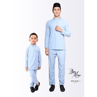 BAJU MELAYU SLIM FIT MODEN LELAKI DEWASA BAJU RAYA 2025 SEGAK MINT GREEN BABY BLUE SANDY BROWN BLACK