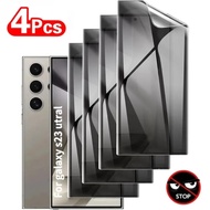 4PCS Privacy Screen Protector For Samsung S25 S24 S23 Ultra S22 S21 S20 Plus S8 S9 S10 Plus Note 10 