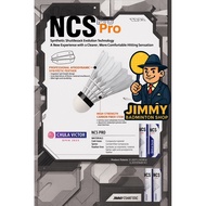 VICTOR Badminton Shuttlecock Model NCS PRO (1 Tube 12 Balls) Speed 75-76