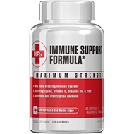 Re+Gen Nutrition Immune Support Supplement for Adults, Natural Capsules with Zinc, Vitamin C, L lysi