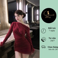 Beautiful Eva hamichi feather dress