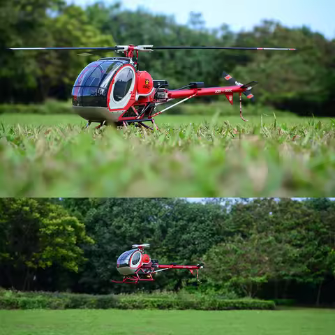 Schweizer Jczk 300C Helicopter High Simulation All Metal Remote Control Aircraft Compatible with Ali